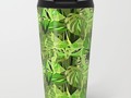 Tropical Greens Metal Travel Mug by #Gravityx9 #Society #Coffeemug |