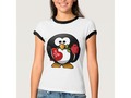 Love Struck Penguin With Valentine Gifts T-Shirt #ValentinesDay #ValentinesdayGift #lovesmelovesmenot -