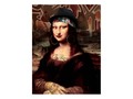 La Chola Mona Lisa Postcard via zazzle