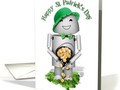 Happy St. Patrick's Day Greeting Card by #Gravityx9 at #GreetingCardUniverse #StPatricksDay #robox9 ~…