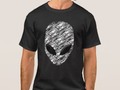 Alien Troops - Alien Face T-Shirt by #gravityx9 * An Invasion of Aliens! Black and white abstract design creates an…