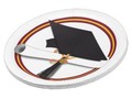 School Colors Red & Gold Grad Cap w/Diploma Paper Plates by #just4grad ~ These Graduation plates are available in t…