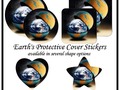 Earth's Protective Cover Stickers are available in several shape options: Round, Star, Heart, Square and more. Desi…