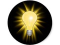 Bright Idea Light Bulb Sticker by #Gravityx9 Designs at #Zazzle ~ Stickers are available in several shape option…