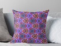 - Purple Doodles - Hidden Smiles Pillows by #Gravityx9 - Purple Doodles – Within the hand d…