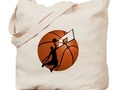Slam Dunk Basketball Player Tote Bag by #Gravityx9 at #Cafepress ~ Makes a great reusable shopping bag or a great g…