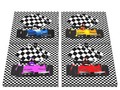 *Race Cars with Checkered Flags Canvas Print* by #gravityx9 #Sports4you ~ Fun #RaceCar design to decorate the walls…