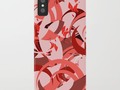 *Abstract Curls - Burgundy, Coral, Pink iPhone Case* by #Gravityx9 at #Society6 ~ Find this design on #homedecor,…