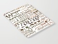 * Coffee - In So Many Words Coffee Notebook at #Society6 by #Gravityx9 Designs ~ Follow the…
