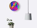 ~ *Wild Paint Brush Colors Wall Clocks* by #Gravityx9 at #Redbubble -Add a splash of color…