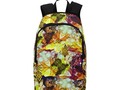 Graffiti Style - Markings on Watercolors Fabric Backpack *Lightweight and waterproof. Simple and fashionable backpa…