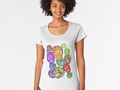 "Calaveras Pequeñas - Little Sugar Skulls" Women’s Premium T-Shirt by Gravityx9 | #Redbubble *Small calaveras (Suga…