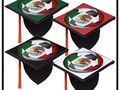 Soccer Fan's Graduation Cap Topper with the Strong Eagle from Mexico's Flag - VIVA MEXICO! Stand out and make a sta…