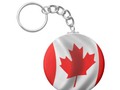 Waving Canadian Flag Keychain by #gravityx9 at #Zazzle ~ Available in round or square premium keychains, too! Nice…