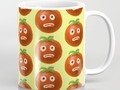 Funny Cartoon Tomato Pattern Coffee Mug by #borianagiormova | #S6GTP ~ Created by one of my friends at Society6 ~