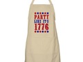 * Party Like It's 1776 Apron by #Gravityx9 at #Cafepress ~ Perfect for your 4th of July Ce…