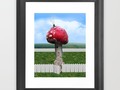 ***Mushroom House Framed Art Print* by #Gravityx9 Designs at #Society6 ~ Find this design on #homedecor,…