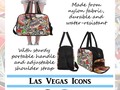 #LasVegasicons - Gamblers Delight Weekender Travel Bag with Sturdy portable handle and adjustable shoulder strap. A…