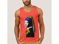 Vermeer' Pearl Earring ala Pop Art Tank Top by #Spoofingthearts ~ Available in several colors, styles and size opti…