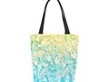 Summer Beach Days Abstract - Yellow, Blue, Teal Canvas Tote Bag by #Gravityx9 at #Artsadd ~ Made from high-grade wa…