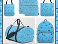 Nautical Beach Themed Bags designed by #Gravityx9 at #Society6 ~  Cute nautical pattern with lighthouses, anchors a…