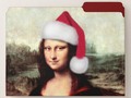 Holidays With Mona Lisa File Folder by #SpoofingTheArts ~ * This set includes Three faces of Mona ~ Here she is for…