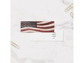 ♥ Painted American Flag on Rustic Wood Texture Mini Business Card ~ #Redwhiteandblue1 #USA #Gravityx9 at…