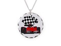 ** Red #RaceCar Necklace by #Gravityx9 at #Cafepress ~ Pendant is made of aluminum and feat…