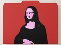 * Pop Art Style Art Parody File Folders * Three famous portraits in a pop art style. Ben Franklin, Mona Lisa and Ve…