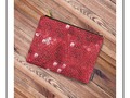 Faux Red Sequin Background Carry-All Pouch By #Gravityx9 at #Society6 * Organize your bag with this Carry-All Pou…