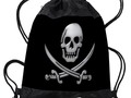 ~ #Backtoschoolshopping ~ * Glassy Skull and Cross Swords Drawstring Backpack by #Gravityx9 at #Cafepress *