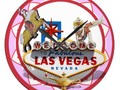 Pink Las Vegas Poker Chip Large Clock by #LasVegasIcons * Four famous Las Vegas Icons: The Las Vegas Welcome Sign,…