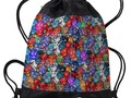 ~ #Backtoschoolshopping ~ * Calaveras Pequeñas Drawstring Backpack by #Gravityx9 at #Cafepress ~ *