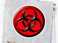 "Toxic Biohazard Symbol" Stickers by #Symbolical | #Redbubble ~ Stickers are available in up to four size options!…