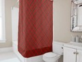 * Tartan Plaid Fabric Pattern Shower Curtain by #IgotYourBack #Zazzle #Gravityx9 * Christmas home de