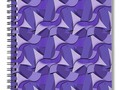 Ultra Violet Abstract Waves Spiral Notebook by #Gravityx9 Designs at #FineArtAmerica ~ #Backtoschool #journaling…