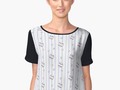 "Baseball" Women's Chiffon Top by Gravityx9 | Redbubble