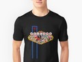 "Gamblers Delight - Las Vegas Icons Background" Unisex T-Shirt by Gravityx9 | Redbubble