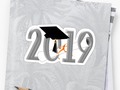 * Class of 2019 - Grad Cap with Diploma Stickers by #Gravityx9 #Redbubble ! * graduation class of 2019 * 2019 grad…