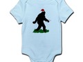 Gone Squatchin * Christmas Squatchin Infant Bodysuit by Gravityx9 at Cafepress #Squatchme * Christmas onsie * holid…