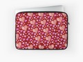 "Doodle Art - Red and Pink Hearts" Laptop Sleeves by Gravityx9 | Redbubble
