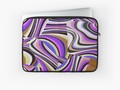 " Groovy Retro Renewal - Purple" Laptop Sleeves by Gravityx9 | Redbubble