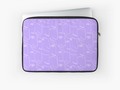 "Smiling Side Faces - Pastel Violet" Laptop Sleeves by Gravityx9 | Redbubble *
