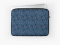 "Blue Doodles - Hearts And Smiles " Laptop Sleeves by Gravityx9 | Redbubble