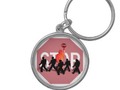 School Crossing Guard Key chain * A crossing guard, holding a stop sign, with little children crossing in front of…