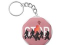 School Crossing Guard Keychain * A crossing guard, holding a stop sign, with little children crossing in front of h…