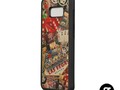 Gamblers Delight - Las Vegas Icons Collage Carved Wood iPhone Case * Carved Slim Case for Samsung Galaxy S8+, Mapl…