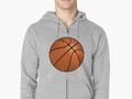 "Basketball " Zipped Hoodie by Gravityx9 | Redbubble