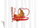 * I Love Baseball Shower Curtain by #Gravityx9 at #Cafepress * #Sports4you #Baseball…