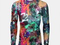 📷 (via Graffiti and Paint Splatter Longsleeve Rashguard, Live Heroes) *...